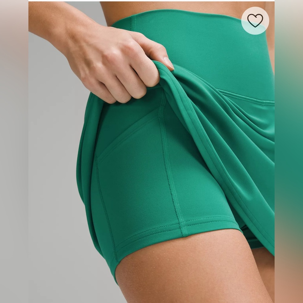 🆕 lululemon🍋Align High-Rise Skirt Colour Cascadia Green - Picture 3 of 10